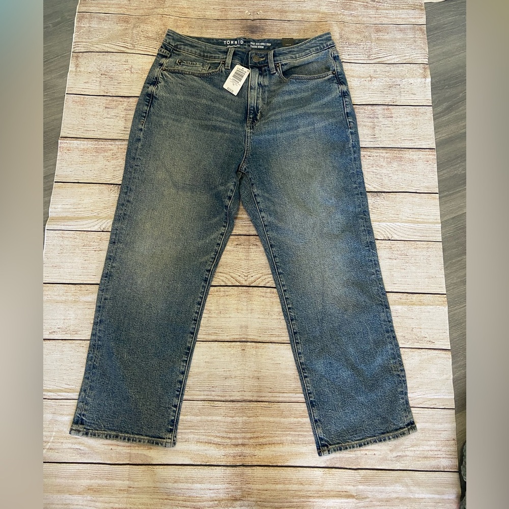 Torrid Light Blue High-Rise Denim Jeans